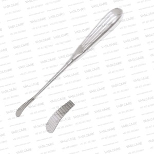 Râpe de sculpture nasale Aufricht 8″ (20cm) à mâchoires incurvées dentelées pour coupes verticales, pour rhinoplastie et sculpture naso-frontale - Product Image 4