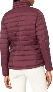 Women's Lightweight Long-Sleeve Water-Resistant Puffer <b>Jacket</b> Custom logo Puffer <b>Jacket</b> for Women Had pink Colour - Product Image 5