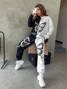 Survêtement pour femme à capuche, couleur unie, streetwear d'hiver, décontracté, personnalisé, 100% coton, coupe-vent, antibactérien - Product Image 5