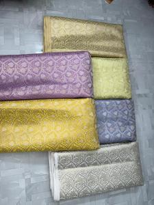 Elegant Eco-Friendly Medium Weight Banarasi Brocade Jacquard Silk Fabric for Ethnic Garments and Wedding Dress Collection - Product Image 1