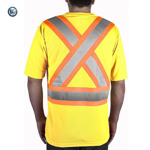 Camisa de Seguridad de Alta Visibilidad para Trabajo, Ajuste Cómodo con Detalles Reflectantes para Trabajos al Aire Libre y en Obras - Product Image 4