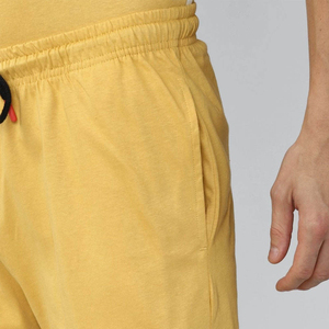 เสื้อยืดคอกลมแขนสั้นผ้าฝ้ายฟลีซแห้งเร็วสำหรับฤดูร้อน ชุดลำลองพร้อมกางเกงขาสั้นเข้าชุด รับสกรีนโลโก้ตามสั่ง ผลิตจำนวนมากแบบ OEM - Product Image 4