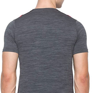 High quality men summer 100% <b>Polyester</b> Casual <b>T</b>-<b>Shirt</b> Support Customize Logo Printing and breathable and light weight men tshirt - Product Image 5