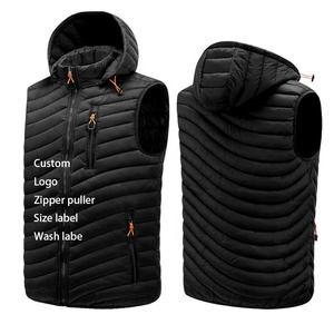 Chaleco Acolchado Personalizado OEM, Transpirable, para Invierno, sin Mangas, Resistente al Viento, con Cuello Alto, Unisex, Aspecto Brillante - Product Image 1