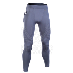 Leggings de compression ajustés pour hommes, pour le basketball et l'entraînement physique, taille élastique, haute élasticité, séchage rapide - Product Image 1