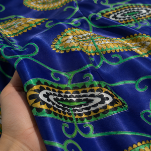 Tissu africain imprimé en wax 100% coton, textile Ankara, tissu imprimé batik coloré pour robe, vêtement, mode - Product Image 1