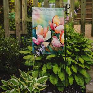 Mississippi Magnolia Watercolor Garden Flag Multicolor Mailbox Decorative <b>Yard</b> Flag Banner Patio Artwork for Flower Lawn <b>Signs</b> - Product Image 2