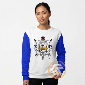 Sudadera de Alta Calidad Personalizada con Bordado de Sigma Gamma Rho, Frente Sólido de Algodón y Felpa, para Mujer, Estilo Sororidad Griega - Product Image 3