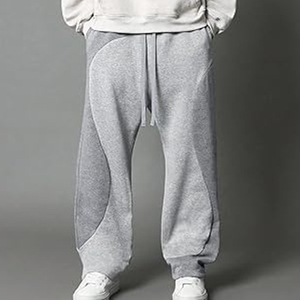 Pantalones Deportivos Casuales de Felpa Gruesa Personalizados para Hombre, Estilo Urbano, con Impresión de Logotipo - Product Image 6