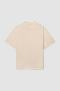 HSI Oversized <b>Black</b> Plain Front O-Neck <b>Short</b> <b>Sleeve</b> Boxy <b>Shirts</b> Wholesale Casual Wear <b>Men</b> Eco-Friendly Breathable 100% Cotton - Product Image 2