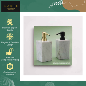 Dispensadores de Jabón Automáticos y Manuales de Mármol de Diseño Moderno y Alta Calidad para Baño, con Logotipo Personalizado, Venta al Por Mayor - Product Image 2