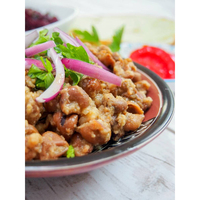 Foul Medames en conserve, petit-déjeuner égyptien, haricots fava avec tahini