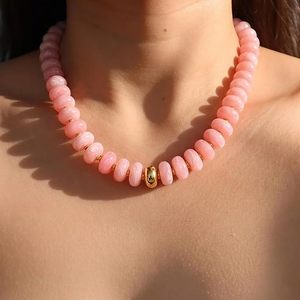 Necklace, <b>Summer</b> Fashion Statement Boho Beaded Chunky Necklace for Women, Adjustable Length, Lightweight & Cool, Suitable for - Product Image 2