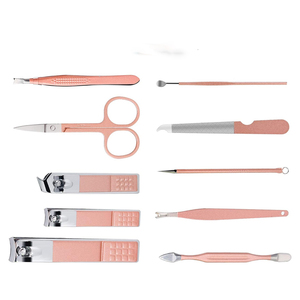 10 Pieces Stainless Steel Luxurious Manicure & Pedicure <b>Set</b> Professional Customized Tools Kit - Product Image 2