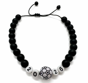 Bracelet de football 2026 Alphabet+Perles - Product Image 4