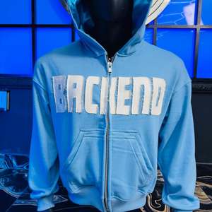 Sudadera con capucha unisex para hombre, con cremallera, efecto desgastado, bordado, 100% algodón, de gran tamaño, peso pesado, felpa francesa, con parches - Product Image 2