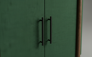 Aparador Moderno de 2 Puertas de Madera Maciza de Roble para Sala de Estar - Almacenamiento Ecológico con Diseño Minimalista - Product Image 3