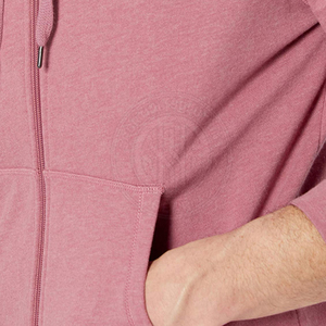 Sweat à capuche zippé pour homme, tissu léger, coupe confortable, design basique élégant, parfait pour un usage quotidien - Product Image 5