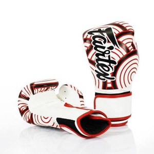 นวมชกมวย Fairtex แบบสั่งทำพิเศษ หนังแท้ สำหรับมวยไทย รุ่นใหม่ พิมพ์ลาย Fairtex สำหรับฝึกซ้อม รุ่น RL-BG-279 - Product Image 3