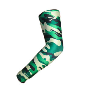 Mangas de compresión personalizadas para brazos, transpirables y elásticas, con opciones de tamaño personalizado y colores sólidos para entrenamiento. - Product Image 2