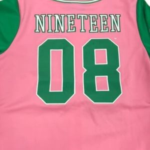 Camiseta de Béisbol Rosa para Mujer, Uniforme Deportivo, Ropa Deportiva para Equipo, Camisa con Botones, Ropa para Juego, Top de Manga Corta para Entrenamiento, Alto Rendimiento - Product Image 4