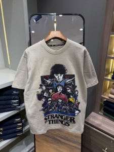 T-shirt unisexe surdimensionné en coton peigné 100% 240 GSM, impression numérique DTG, streetwear, fabrication OEM, t-shirts personnalisés - Product Image 5
