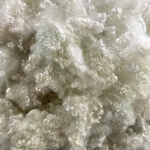 Fibre de polyester recyclée, 100 % issue de fragments de bouteilles PET, couleur blanc pur, taille 32 mm-102 mm, AA/A/B/C - Product Image 2