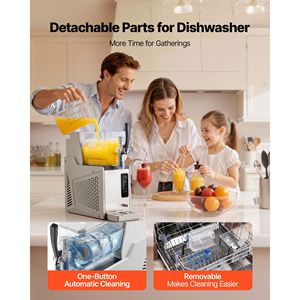 Home Use 3L/100oz Single Tank <b>Slushie</b> <b>Machine</b> No <b>Ice</b> Needed Frozen Drink Maker Margarita <b>Machine</b> for Parties - Product Image 5