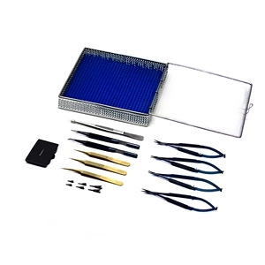 Juego de Instrumentos Básicos para Cirugía de Mano, Reutilizables, de Alta Calidad, Duraderos, para Microcirugía y Cirugía Plástica, de Acero Inoxidable Alemán - Product Image 2
