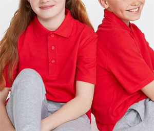 Uniformes Escolares al por Mayor Unisex 100% Algodón Manga Larga Uniformes para Estudiantes de Primaria y Secundaria Camisetas Tipo Polo - Product Image 6