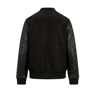 Custom Manufacturer High Quality Knitted Breathable Winter Wear Custom Turn Down Collar Design Men's Varsity <b>Jackets</b> - Product Image 2