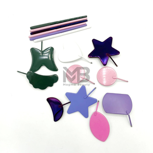 Espejo de Maquillaje de Mano Personalizado con Logotipo Promocional, en Forma de Corazón, Redondo o Cuadrado, con Mango Colorido - Product Image 6