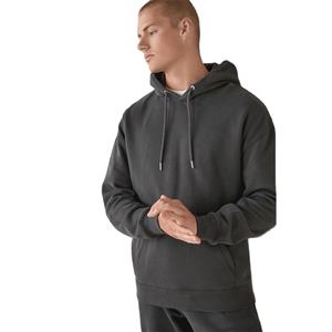 High Quality Unisex Pullover Hoodies <b>Thick</b> <b>Fleece</b> Fabric Solid Color Custom Logo Wholesale for Winter Season Men's - Product Image 5