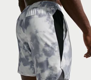Shorts de Playa Ecológicos para Hombre, Cintura Elástica, Ajuste Holgado, Estampado/Flores, Shorts de Surf, Poliéster - Product Image 4