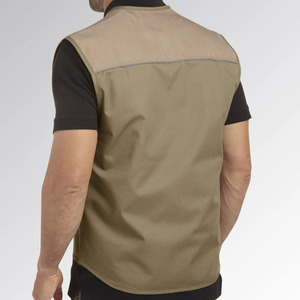 Fashionable Oversized Puffer Vest Unisex Loose Fit Sleeveless <b>Padded</b> Jacket Winter Warm Quilted Waistcoat with Side Pockets - Product Image 3