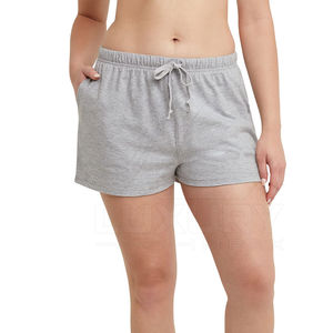 Shorts Formales de Verano para Mujer al por Mayor, Personalizados, Transpirables, Ligeros, con Cintura Elástica, Mezcla de Algodón, Color Sólido - Product Image 5