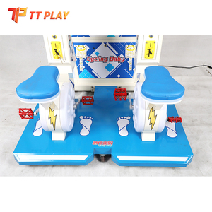 Máquina de Juego Arcade de Bicicleta para 2 Jugadores, Simulador de Ciclismo con Monedas, Pantalla HD, Atracción Infantil para Parques de Diversiones Interiores - Product Image 5