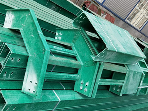 Fiberglass Cable Tray and Trough Type Cable Tray-Acid & Alkali Resistant Corrosion-Resistant Ventilated Perforated Design - Product Image 2