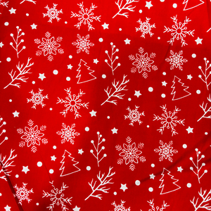 Wholesale Christmas Santa Face Ho Ho Ho Printed Cotton Fabric Soft Breathable Quilting Textile for Dresses Bedding Table Linen - Product Image 4