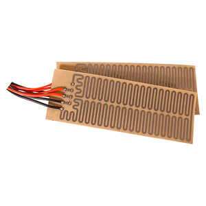 Chauffe-rubber flexible PET personnalisé 24V 96W 147 x 437 x 0,35 mm avec ruban adhésif Crown 612 pour l'agriculture et les industries - Product Image 2