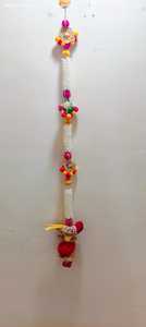 Toran de Lona con Cuentas y Diseño Floral Art Deco Tradicional, con Diseño de Loro Colgante, para Decoración del Hogar en Diwali, Bodas, Cumpleaños y Eventos Naturales - Product Image 6