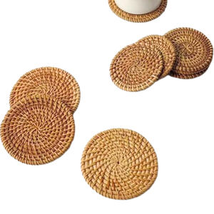 Posavasos Clásico de Bambú y Ratán, Ecológico, Hecho a Mano, Decoración para Mesa de Cocina y Hogar, para Café y Té, Venta al Por Mayor, Hecho en Vietnam - Product Image 5