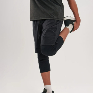 Pantalones Cortos de Baño de Doble Capa para Hombres Musulmanes, Largo hasta la Rodilla, Cintura Alta, con Compresión Interna, Ropa Deportiva - Product Image 3