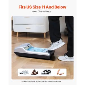 Dispensador Automático de Cubrecalzados con 1 Rollo (600 Unidades) de Membrana Desechable Antideslizante para Suelas, Compatible con Cubrecalzados de Seguridad Talla U - Product Image 4