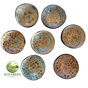 Nouveaux bols en coque de noix de coco du Vietnam, cadeaux d'affaires, bols modernes, bois faits à la main, plastique, maison, cadeau, décoration - Product Image 2