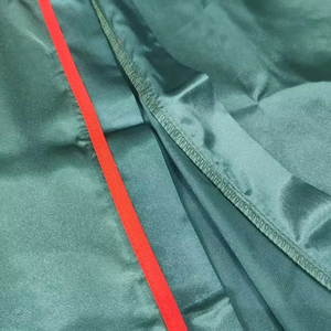เสื้อคลุมมวยมีฮู้ด สีเขียว ผ้าไหมซาติน สำหรับผู้ใหญ่ ชุดฝึกซ้อมคิกบ็อกซิ่ง ชุดแข่งขัน ชุดคลุมสำหรับผู้หญิงและผู้ชาย มวยไทย MMA - Product Image 5