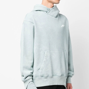 Sweat-shirts à capuche oversize Y2K pour hommes, effet délavé, 100% coton, fermeture éclair, logo personnalisé, streetwear, vêtements d'hiver, vente en gros aux États-Unis, commande en gros - Product Image 5