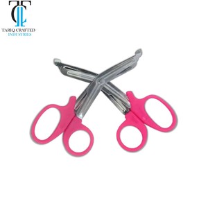 Ciseaux chirurgicaux médicaux TARIQ CRAFTED INDUSTRIES en acier inoxydable, ciseaux de traumatologie, premiers secours, pansements, certifiés CE, garantie 3 ans - Product Image 2