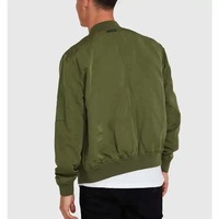 Blouson Bomber matelassé imperméable pour homme, noir uni, col montant, logo frontal, à capuche, grande taille, fermeture éclair, vente en gros