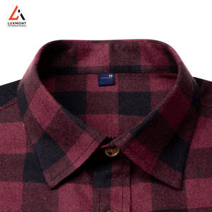 เสื้อเชิ้ตผ้าแฟลนเนลผู้ชายทรงปกติขายดีที่สุด 100% ผ้าฝ้าย สวมใส่สบาย ระบายอากาศได้ดี เป็นมิตรกับสิ่งแวดล้อม - Product Image 2